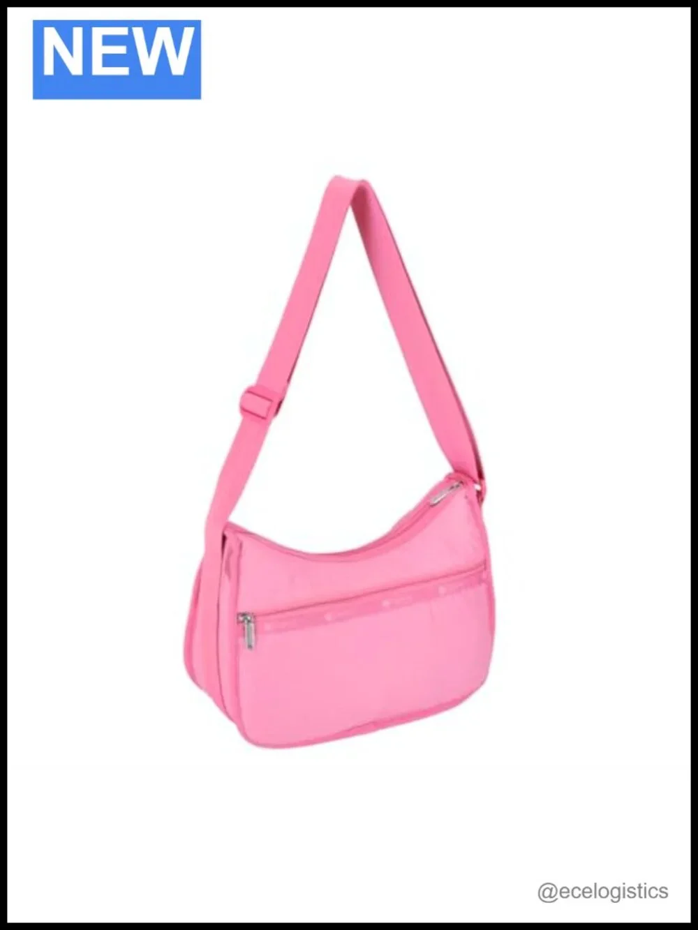 LeSportsac Classic Hobo Crossbody Bag with Cosmetic Pouch Recycled Ripstop Nylon